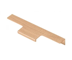 Aluminum handle LIND C = 150/128/18 mm brushed auksinis