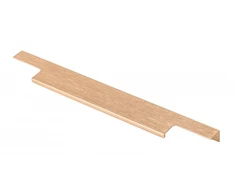 Aluminum handle LIND C = 256/296/18 mm brushed auksinis