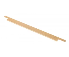 Aluminum handle LIND C = 256/596/18 mm brushed auksinis