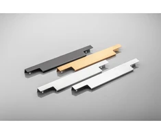 Aluminum handle LIND C = 256/596/18 mm chrome