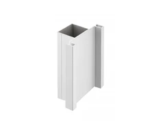 Aluminum profile, handleless system VELLO, T two-sided, sidabrinis, length 3 m