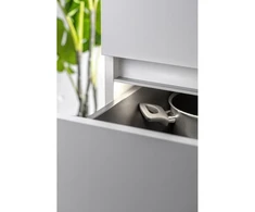 Aluminum profile, handleless system VELLO with LED function, C, sidabrinis, length 4.10 m