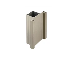 Aluminum profile, handleless system VELLO, T two-sided, inox, length 3 m