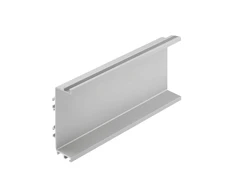 Aluminum profile, handleless system VELLO with LED function, C, sidabrinis, length 3 m