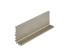 Aluminum profile, handleless system VELLO with LED function, L, inox, length 4.10 m