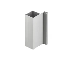 Aluminum profile, handleless system VELLO, T one-sided, sidabrinis, length 3 m