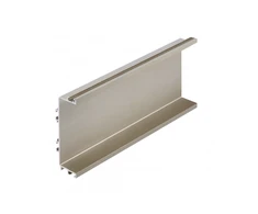 Aluminum profile, handleless system VELLO with LED function, C, inox, length 4.10 m