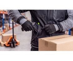 AMOS insulated jacket with hood juodas 3XL (58)