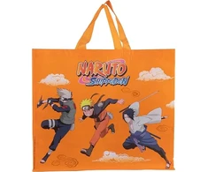 Anime pirkinių krepšys Konix Naruto Shippuden 40x45x20cm, oranžinis