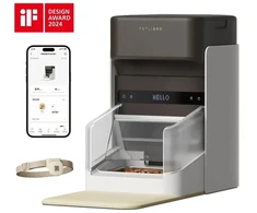 Atpažįstanti augintinį automatinė šėrykla 3l Petlibro One RFID PF301, juoda