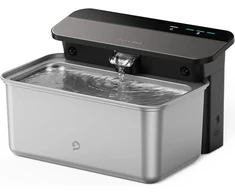 Automatinė girdykla, nerūdijančio plieno vandens fontanas 2,5l Petlibro Glacier Ultrafiltration, PLWF007