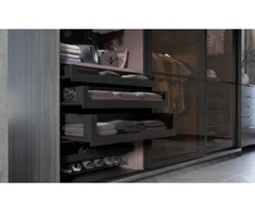 AXIS PRO Drawer Kit Ext. H=167, for glass front, baltas