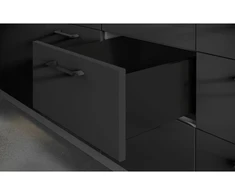AXIS PRO GTV Drawer, H=168 mm, L=350 mm, soft-close, full extension, juodas (C)