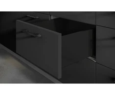 AXIS PRO GTV Drawer, H=168 mm, L=550 mm, soft-close, full extension, juodas (C)