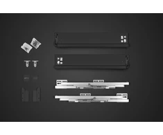 AXIS PRO GTV Drawer, H=86 mm, L=350 mm, soft-close, full extension, juodas (C)