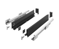 AXIS PRO GTV Drawer, H=86 mm, L=350 mm, soft-close, full extension, juodas (C)