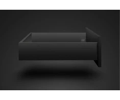 AXIS PRO GTV Drawer, H=86 mm, L=400 mm, soft-close, full extension, juodas (C)