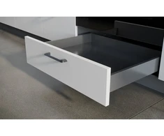 AXISPRO under orkaitė drawer system, 69mm 500mm, baltas
