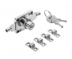 Basquile lock (chrome) - write an additional 2 pcs. rod, steel wrench