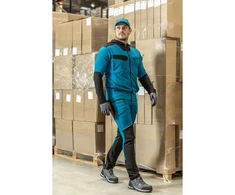 Mėlyna BEELITZ elastic trausers ocean mėlynas/juodas L (52)