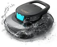 Belaidis baseino valymo robotas Aiper Scuba SE pilkas