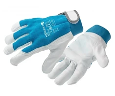 Blue Mėlyna ROTT leather pirštinės (goat leather) mėlynas 8