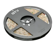 GTV Blykstės juosta 5050, 300 LED šaltai baltos spalvos, 72 W, atspari vandeniui 10 mm, ritiny