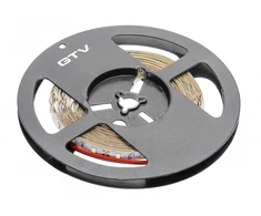 Blykstės juosta CCT 2835, 600 LED 30W, be gelio 8mm, ritinys 5m, 12V. laidai 15cm su vyriš