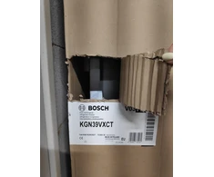 Bosch KGN39VXCT Serija 4, Laisvai statomas šaldytuvas-šaldiklis su šaldiklio skyriumi apačioje, 203 x 60 cm, Juodas šlif (Pažeista pakuotė)
