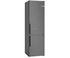 Bosch KGN39VXCT Serija 4, Laisvai statomas šaldytuvas-šaldiklis su šaldiklio skyriumi apačioje, 203 x 60 cm, Juodas šlif (Pažeista pakuotė)