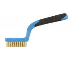 Brass wire brush, 3 x 10