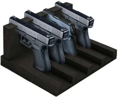 Brihard 4-guns 3D Foam Holder pistoletų stovas