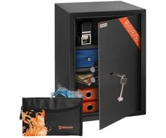 Brihard Business XL K Black Pearl biuro seifas