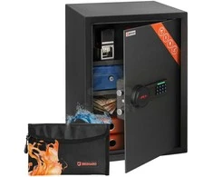 Brihard Business XL LCD E Black Pearl biuro seifas