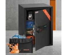Brihard Business XL LCD E Black Pearl biuro seifas