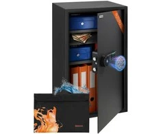 Brihard Business XXL Biometric Black Pearl biuro seifas