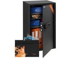 Brihard Business XXL LCD E Black Pearl biuro seifas