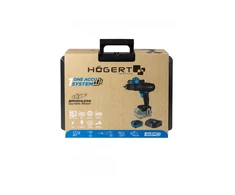 Smūginis suktuvas-gręžtuvas Hogert HT2E247-B14PD; 18 V; 1x4,0 Ah akum.