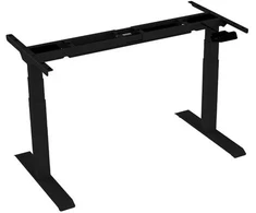 BSSD-L10-18/24 B Dual Motor Electric Sit-Stand Desk Frame, 3-Stage, juodas