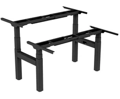 BSSD-L11-18/S23 B Motorized Electric Sit-Stand Desk Frame for Two Tabletops, 580–1230 mm, juodas