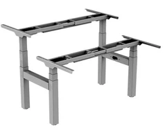 BSSD-L11-18/S23 G Motorized Electric Sit-Stand Desk Frame for Two Tabletops, 580–1230 mm, pilkas