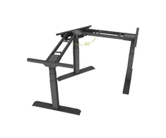 BSSD-L13-90/33 B Triple Motor Electric Sit-Stand Desk Frame, 3-Stage, juodas