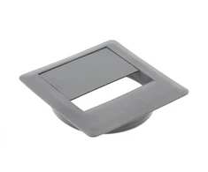Cable entry GTV, square, fi 60, anthracite