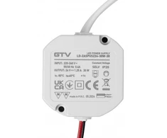 Can LED power supply 24V,30W, input 220-240VAC, IP20, dim. 59x59x28 mm with 200mm wires
