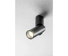 Lubinis šviestuvas Ceiling luminaire VIRGO, max. 250V, 50/60Hz, 57x152mm, IP20, max. 20W, Round, Juodas