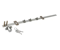 Central locking 288x500 (chrome- plated), steel wrench