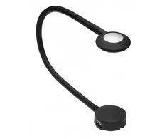 "Chicago" USB reguliuojamo ryškumo LED lempa, (5V 1A+2,1A), 12 V, 16 LED, balta neutrali,