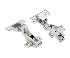 Clip hinge for recessed doors without spring H = 0 45mm with adjustment without euro