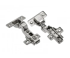 Clip hinge GTV 07 with regulation and plate H=2 without euro