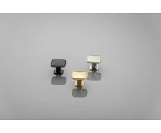 Contact knob POINT brushed auksinis